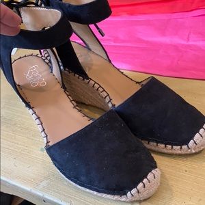 Franco Sarto espadrilles L-Mariska size 9 black